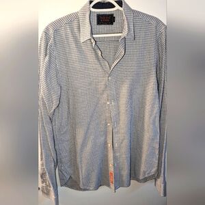 Scotch & Soda, Medium Shirt, White With Navy blue +